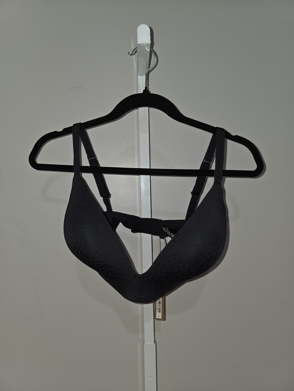 *NWT* SKIMS 34DDDD Black Wireless Form Jacquard Print T-shirt Bra